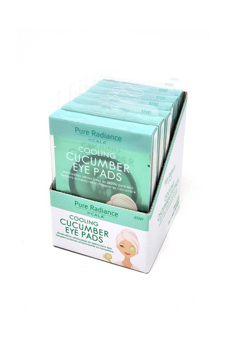 CALA 67207 Cooling 5 Pairs Cucumber Eye Pads Set - 6set